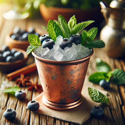 The Spicy Blueberry Mint Julep