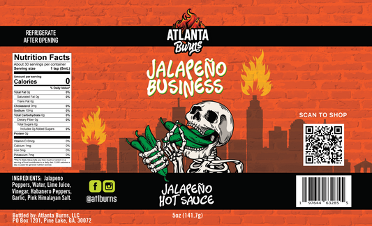 Jalapeno Business, Roasted Jalapeno, Hot Sauce, Jalapeno Hot Sauce, Atlanta Burns, Atlanta