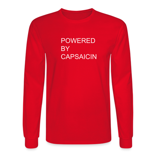 Powered by Capsaicin Long Sleeve Tee - red