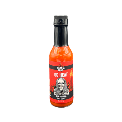 Roasted Red Fresno Peppers, OG Heat, Red Fresno Hot Sauce, Shallots, Garlic, Onion, Atlanta Burns, Every Day Hot Sauce