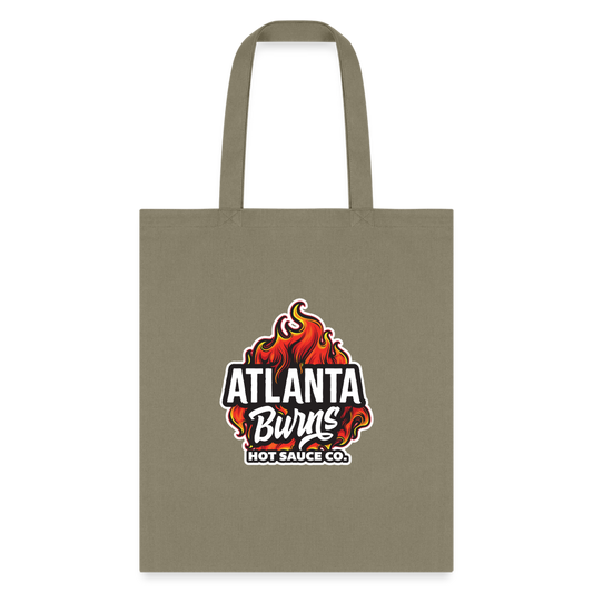 Spicy Foods Reusable Grocery Bag - khaki