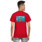 Summertime Blues Tee - red