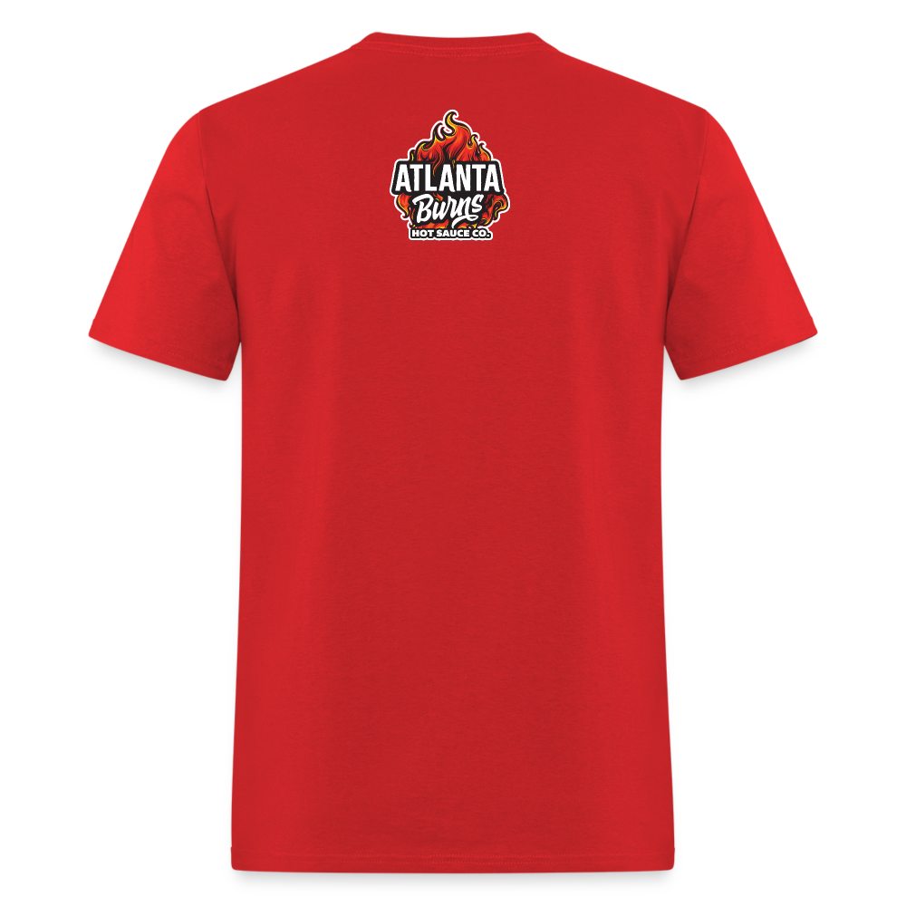 Hot Sauce Makes Everything Better T Shirt - red